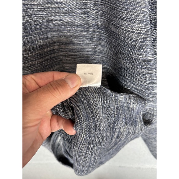 Joseph Abboud Sweater Mens‎ Large Gray V Neck Pullover Lightweight Knit Casual - Picture 5 of 10